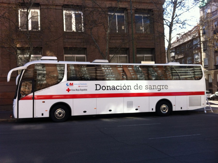 Autobus Cruz Roja.
