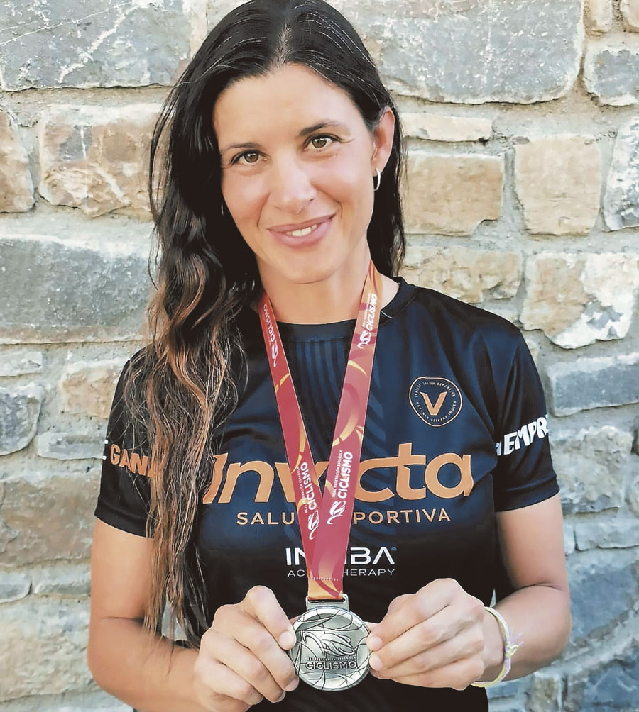 Sandra Pastor, bicampeona del mundo de 'mountain bike' y futura vecina de Boadilla