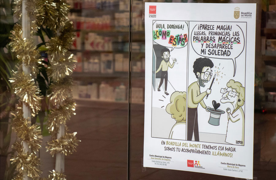 Campaña para la detección de la soledad no deseada en los mayores de Boadilla del Monte Campaña para la detección de la soledad no deseada en los mayores de Boadilla del Monte