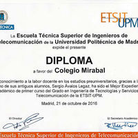 Diploma Colegio Mirabal