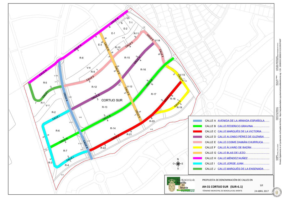 Nuevo ámbito Cortijo Sur.