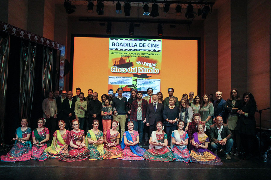 Gala de entrega de premios del Festival Nacional de Cortometrajes de Boadilla del Monte.