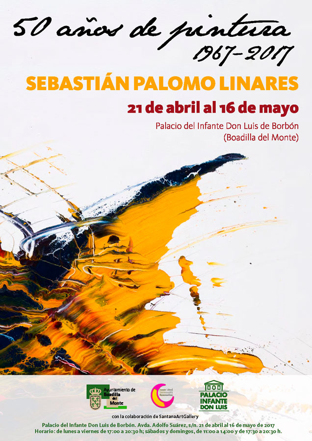 La pintura de Sebastián Palomo Linares abre las exposiciones.