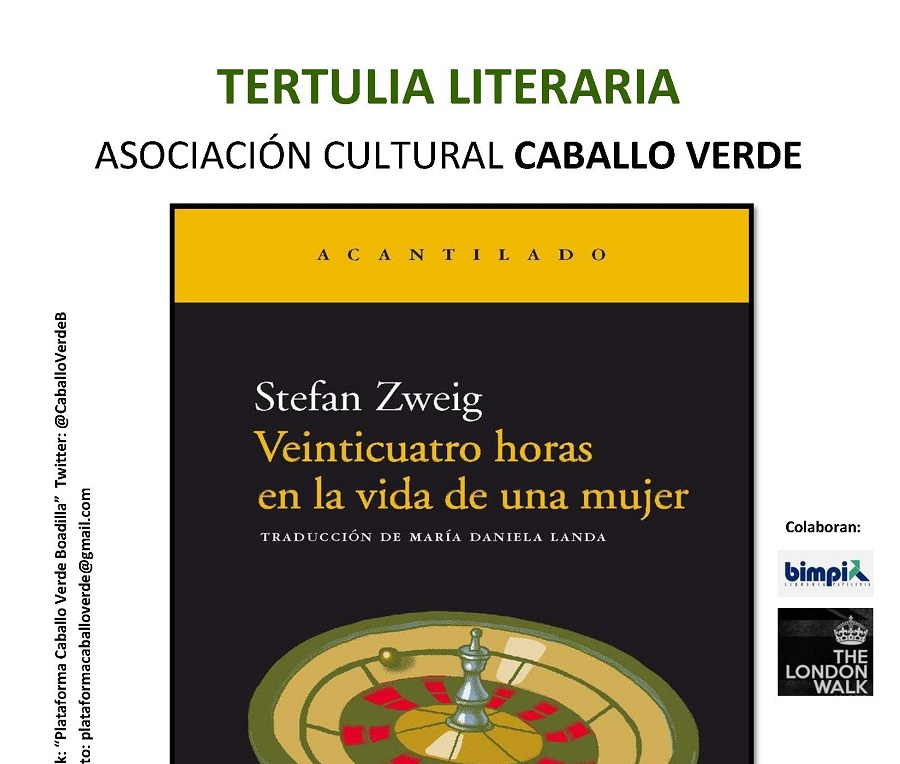 Tertulia literaria sobre Stefan Zweig.