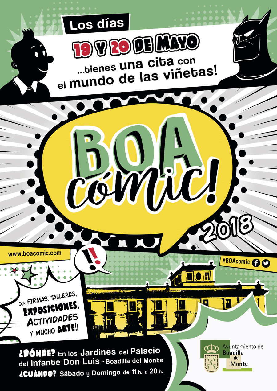 BoaCómic!, cita en los jardines con el mundo del cómic