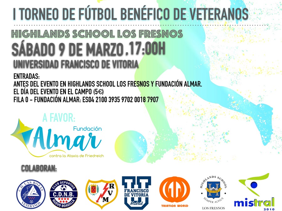 Torneo benéfico de fútbol.