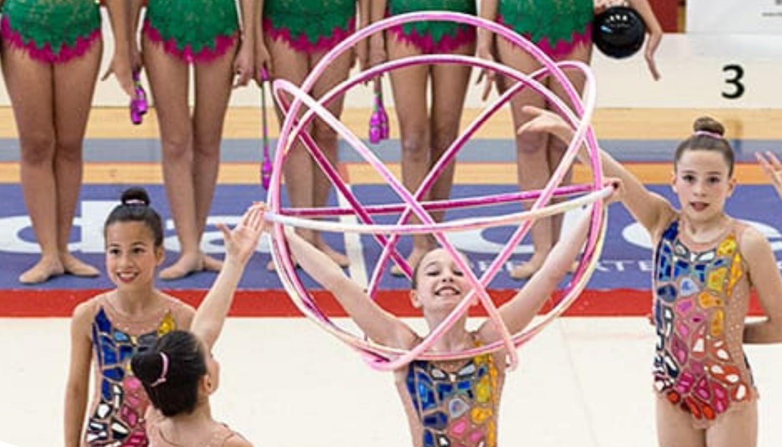 Gimnasia rítmica en Boadilla.