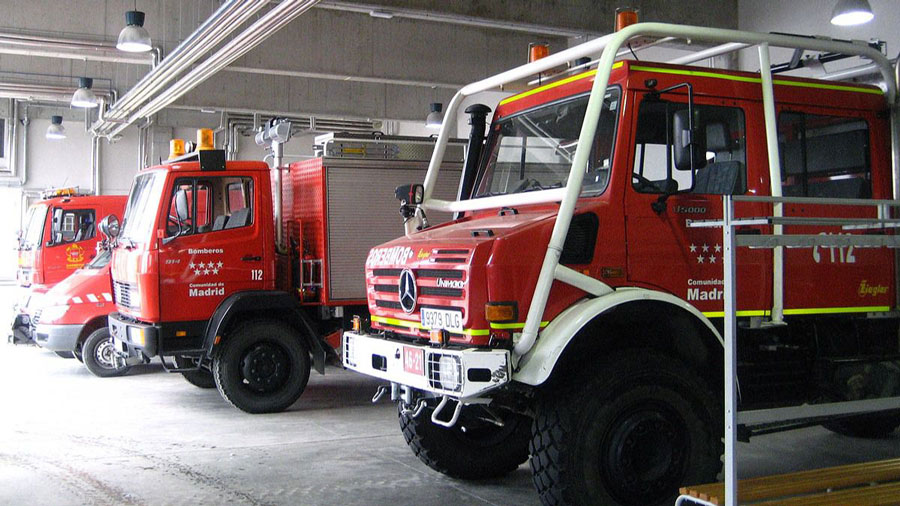 Parque de bomberos.