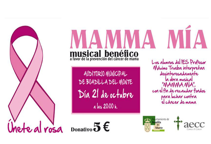 MAMMA MÍA, musical benéfico.