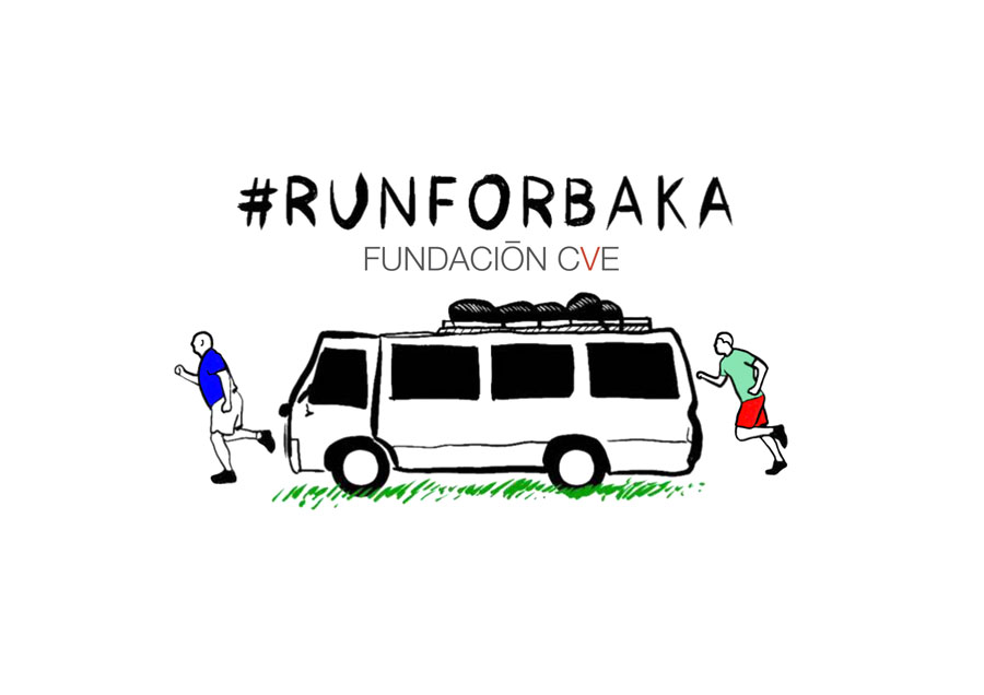 Carrera solidaria por la educación de los niños de Baka