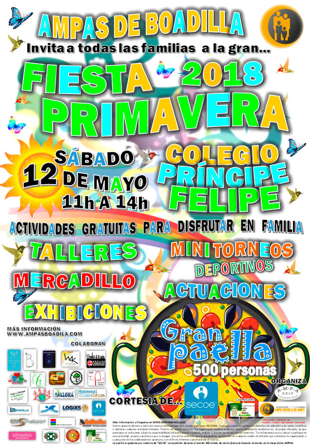 Fiesta 2018 de las AMPAS de Boadilla