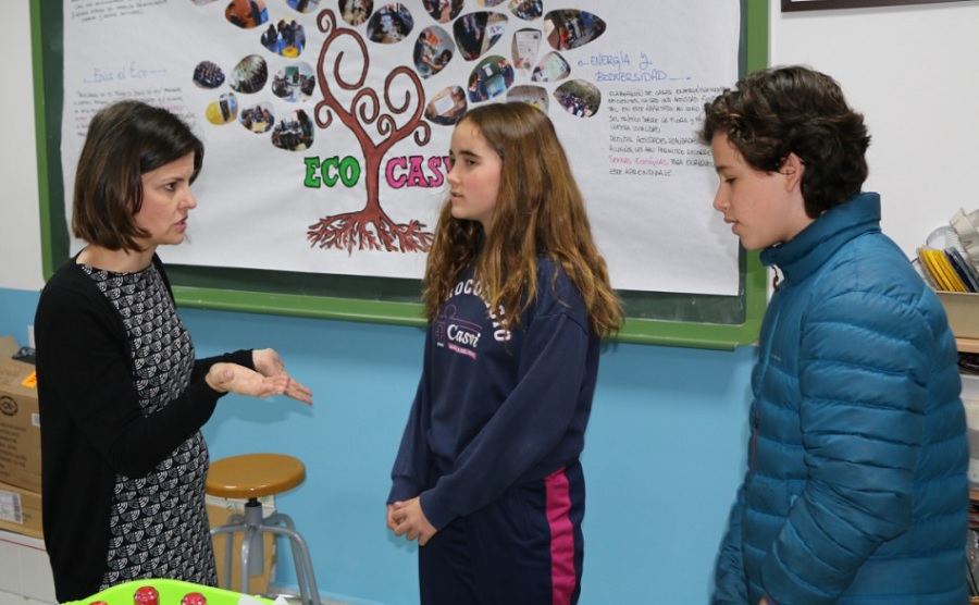 El Casvi, en el encuentro 'Eco-Escuelas'.