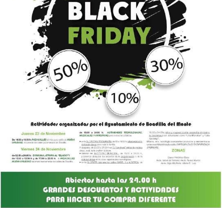 Black Friday' hasta las doce de la noche