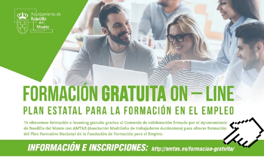 Formación online gratuita para autónomos.