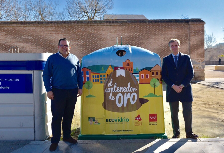 Premio por reciclar el vidrio.