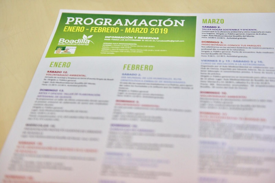 Nuevas actividades en el Aula Medioambiental.