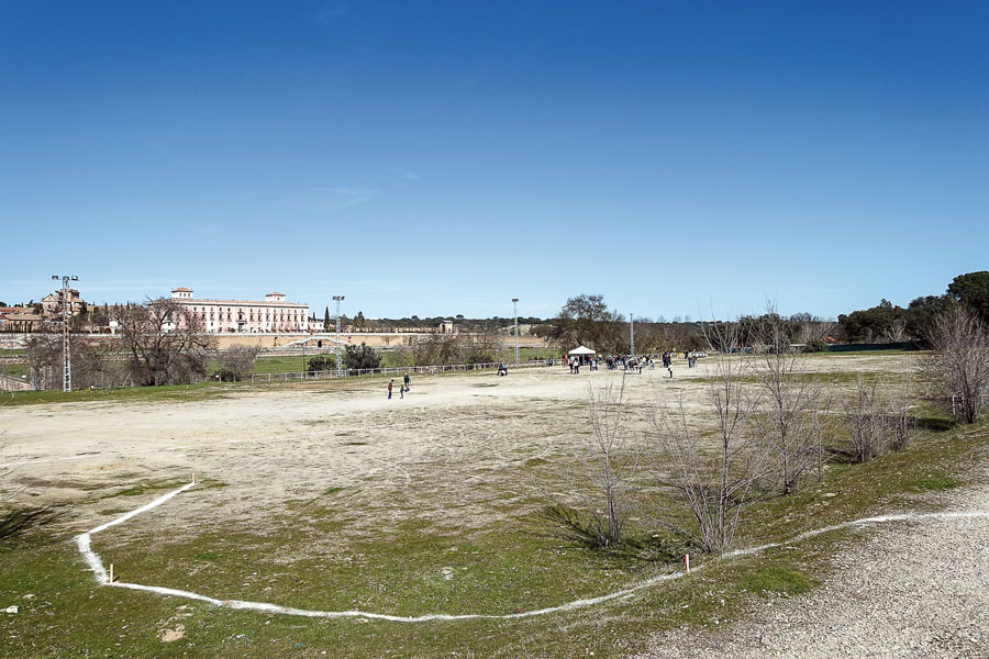 Antiguo campo del fútbol de El Nacedero, en Boadilla del Monte.