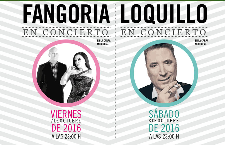 Conciertos de Fangoria y Loquillo en Boadilla