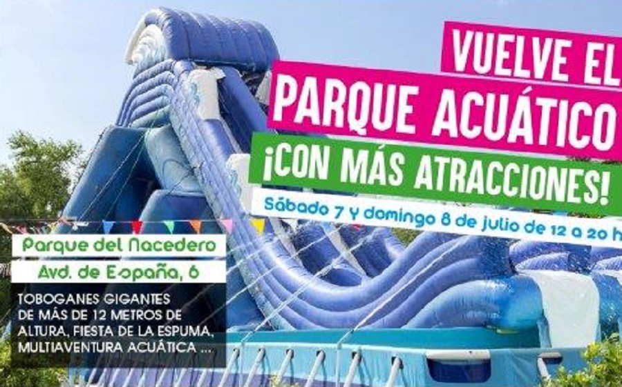 Parque acuático en el Nacedero.