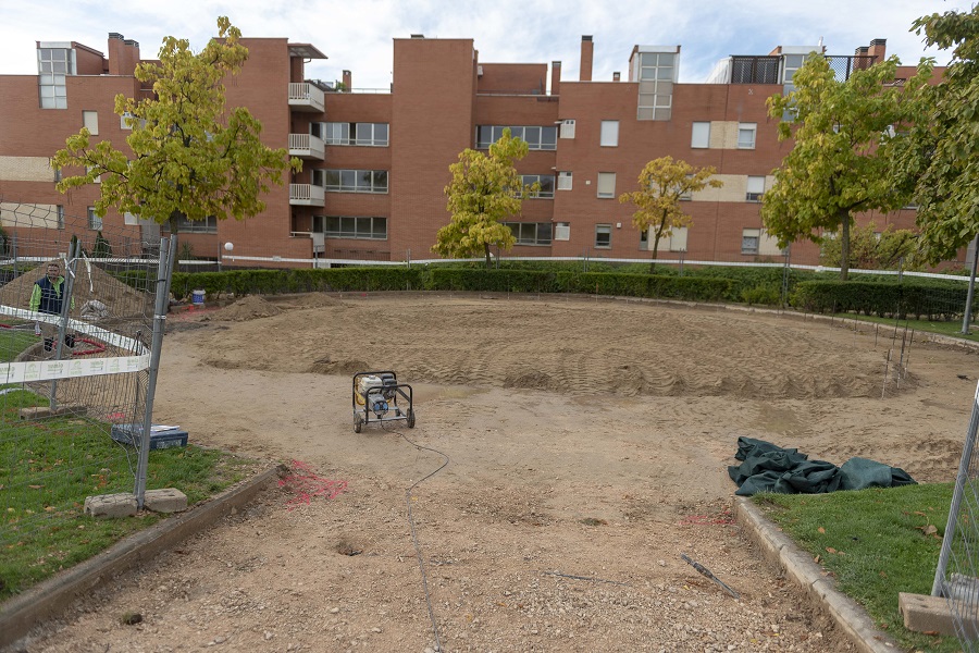 El parque Valle Inclán se remoza.