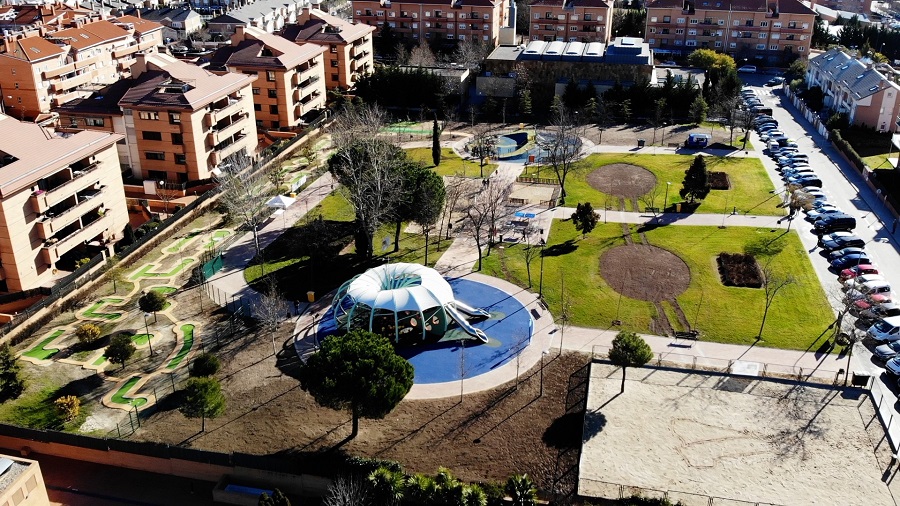 El parque Miguel Hernández, de estreno.