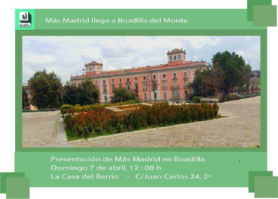 Más Madrid llega a Boadilla.