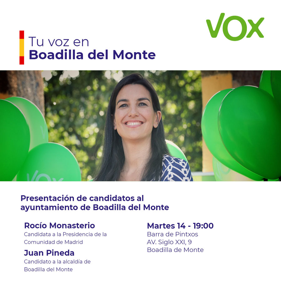 PSOE y Vox presentan sus candidatos a las municipales