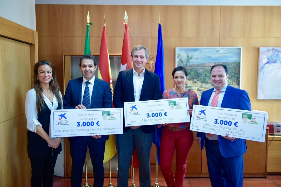 CaixaBank dona 9.000 euros para acción social.
