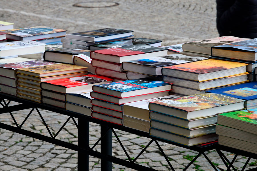 Mercadillo de libros en Las Lomas
