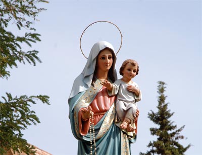 riduo en honor de Nuestra Señora del Rosario.