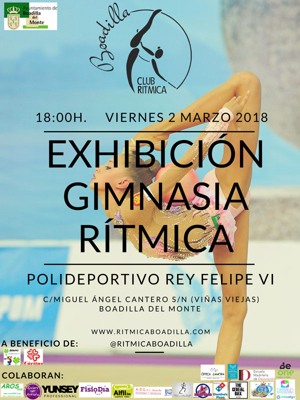 Exhibición solidaria del Club de Gimnasia Rítmica