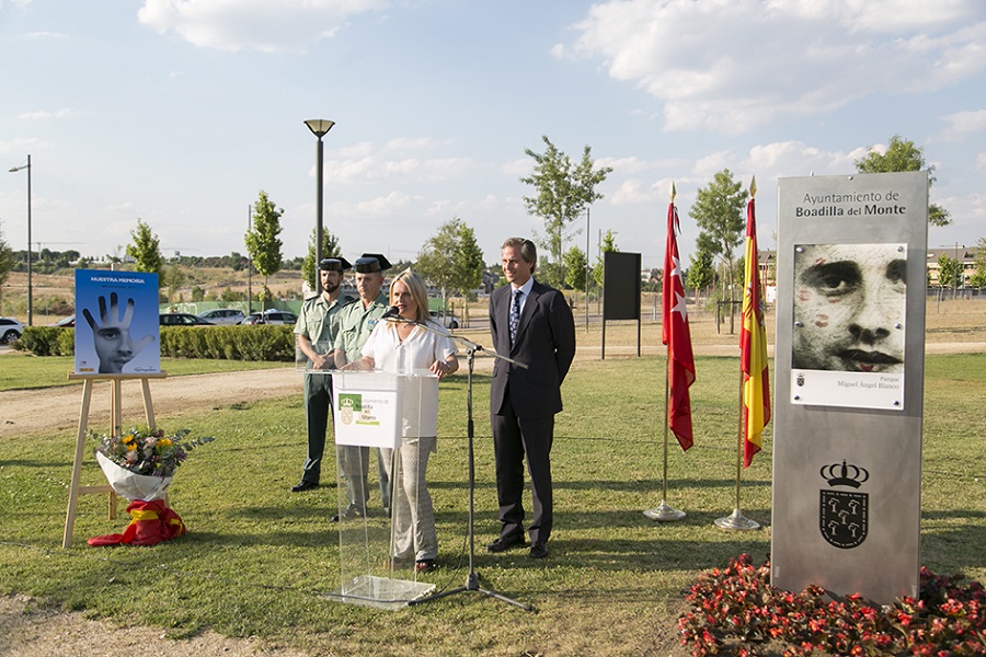 Boadilla dedica un parque a Miguel Ángel Blanco.