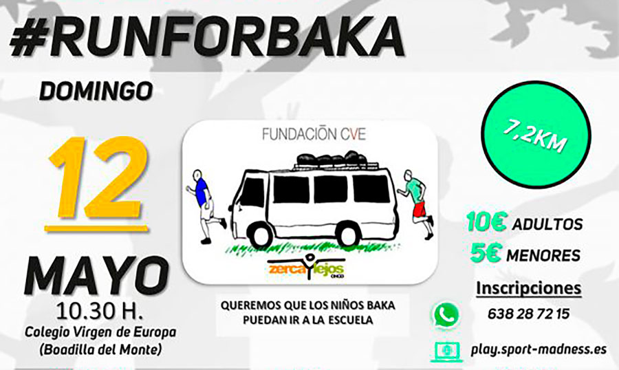 Carrera solidaria: II RunForBaka