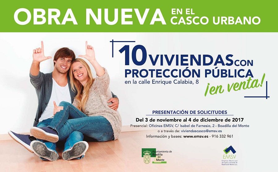 Hasta el lunes 4 para solicitar una vivienda nueva protegida.