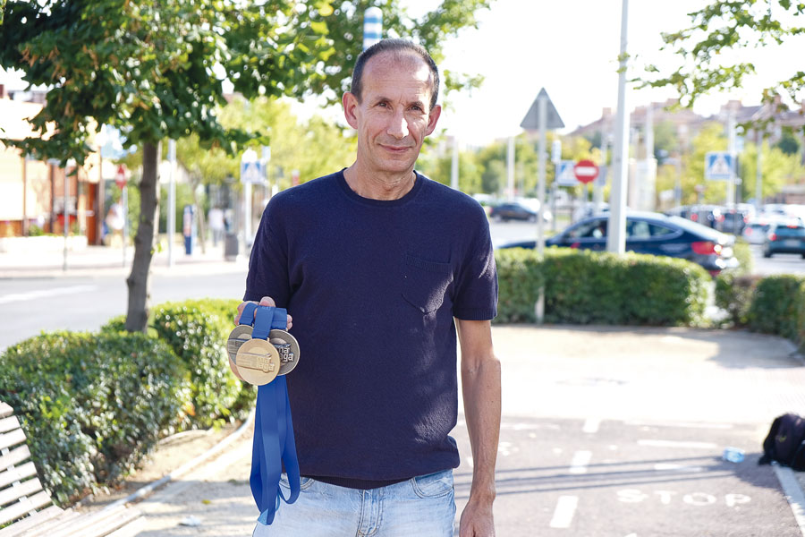 Francisco García, un atleta que con 57 años corre como un chaval