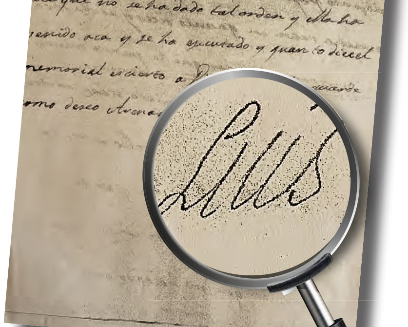 Firma infante Don Luis de Borbón