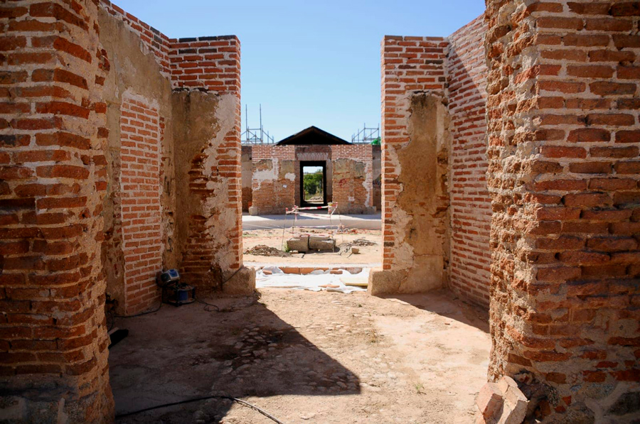 Las obras del gallinero del palacio del Infante D. Luis terminarán en diciembre