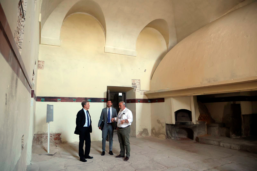 La cocina histórica, próximo paso en la restauración del palacio de Boadilla del Monte