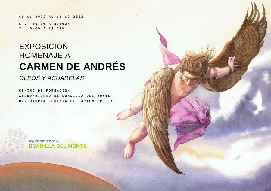 Exposición en homenaje a Carmen de Andrés en Boadilla del Monte