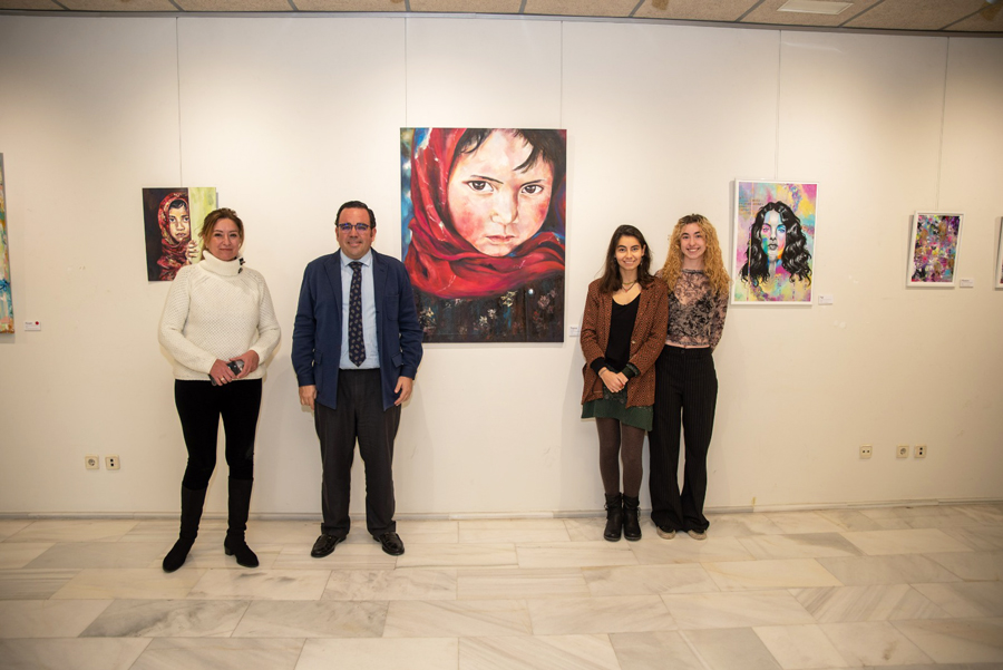 Exposición de Laura de la Llana y Marta Fernández en el centro de formación