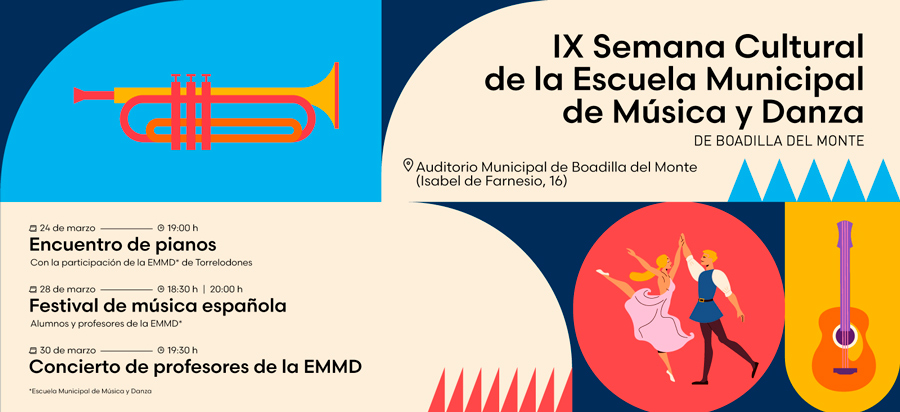 La Escuela Municipal de Música y Danza de Boadilla del Monte celebra su IX Semana Cultural