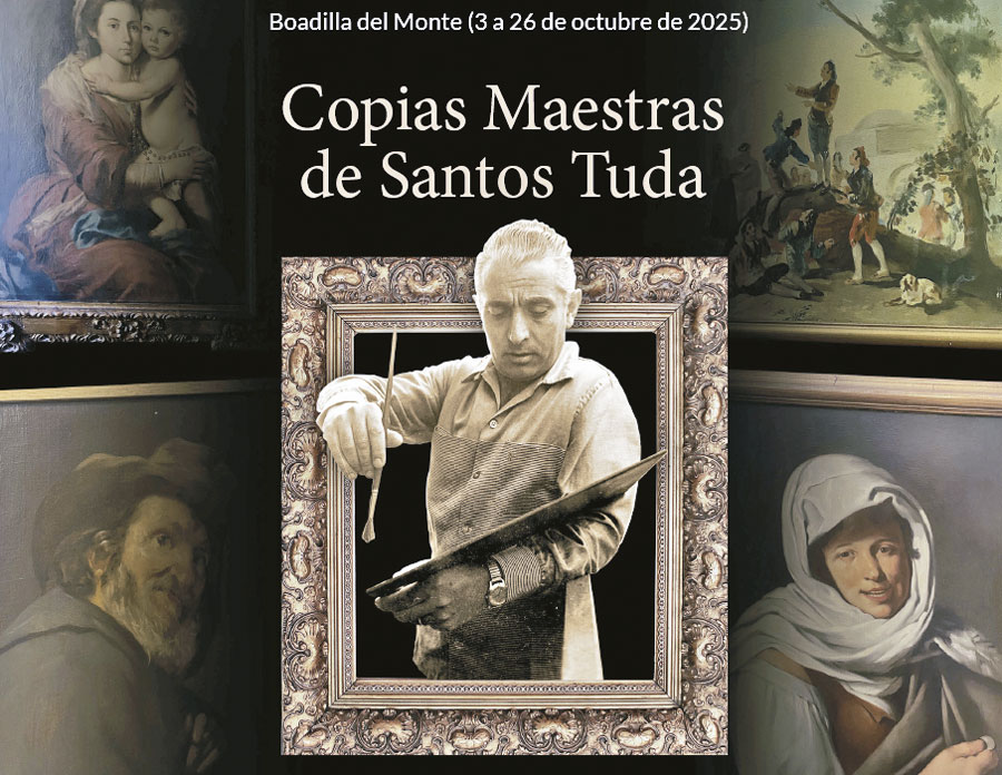 Las copias de Goya, Murillo, Rubens... del maestro Santos Tuda, en el palacio Las copias de Goya, Murillo, Rubens... del maestro Santos Tuda, en el palacio