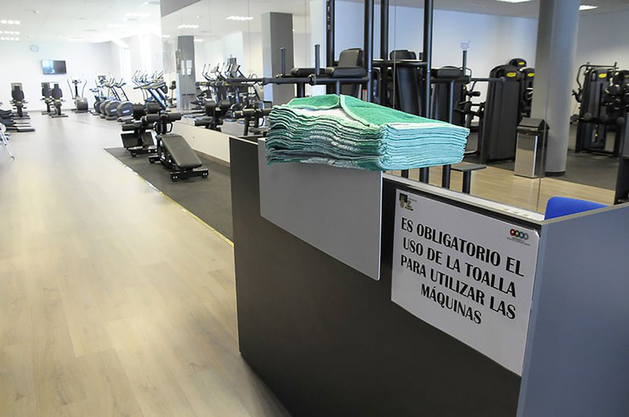 Abre el gimnasio del polideportivo Rey Felipe VI
