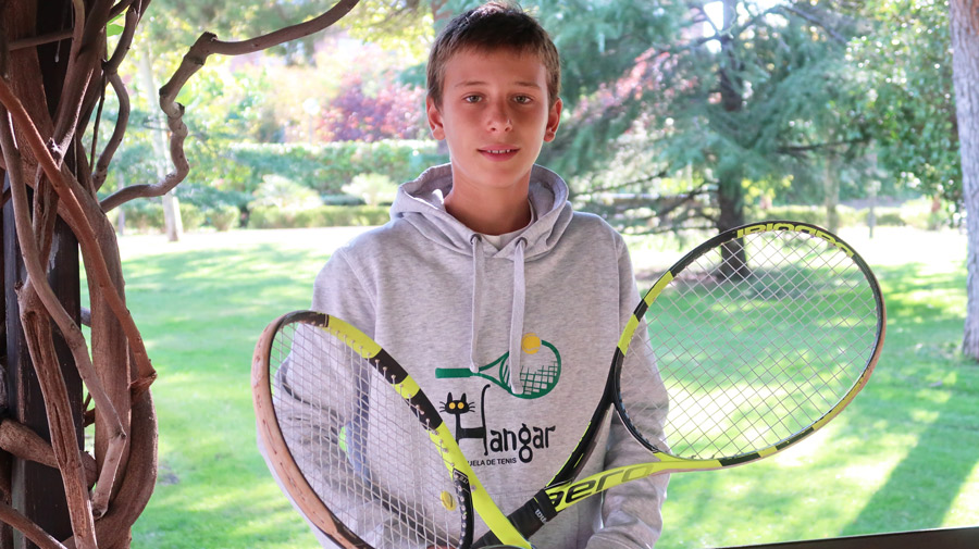 Jorge López, promesa del tenis español