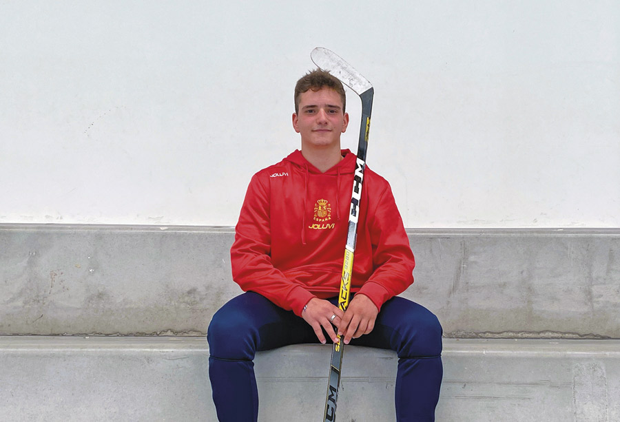 Pablo Mata, campeón de Europa de hockey en línea