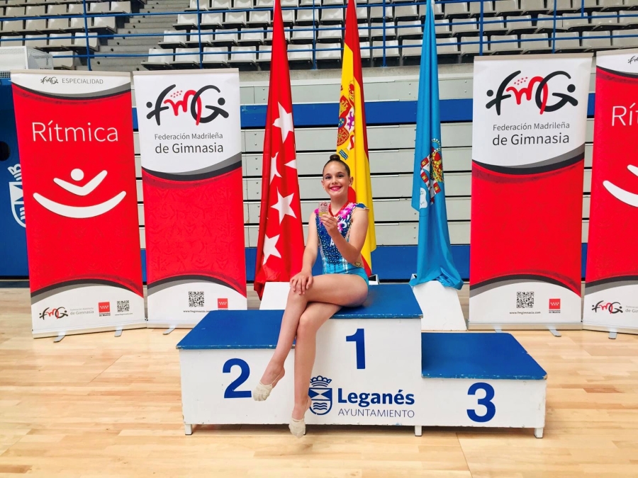 Adriana Sánchez, gimnasta de Boadilla, oro en la Primera Fase de la Federación Madrileña de Gimnasia