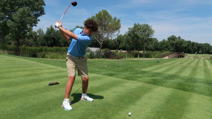 Antonio Campos, joven golfista y de Boadilla del Monte