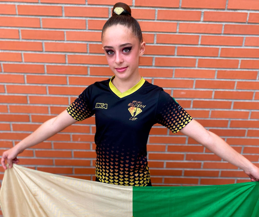 Marina García Romeral, de Goldiam Boadilla, clasificada para la Copa de España de gimnasia rítmica