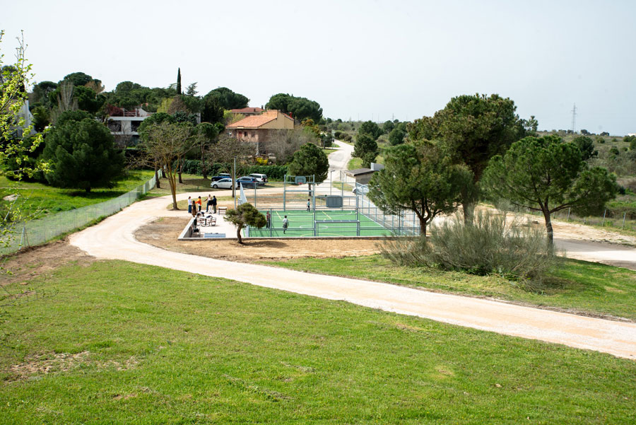 Nueva pista multideportiva en el terreno de la antigua depuradora de Bonanza