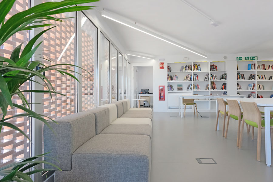 Interior de la Biblioteca Princesa Doña Leonor de Boadilla del Monte